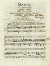 Maria printed London c.1802