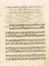 Tarry awhile with me my love. Printed london c.1800