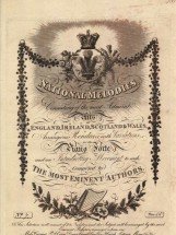 National Melodies No 7 C. 1813 “The new Langolee”