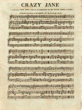 Crazy JaneCrazy Jane Printed in Dublin C. 1795